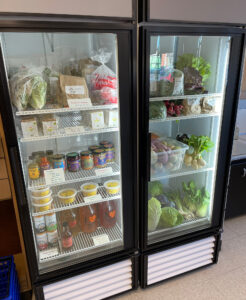 produce in a refrigerator