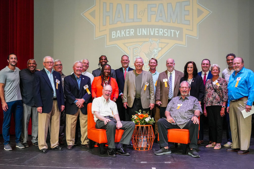 members of the 2024 Baker athletic hall of fame